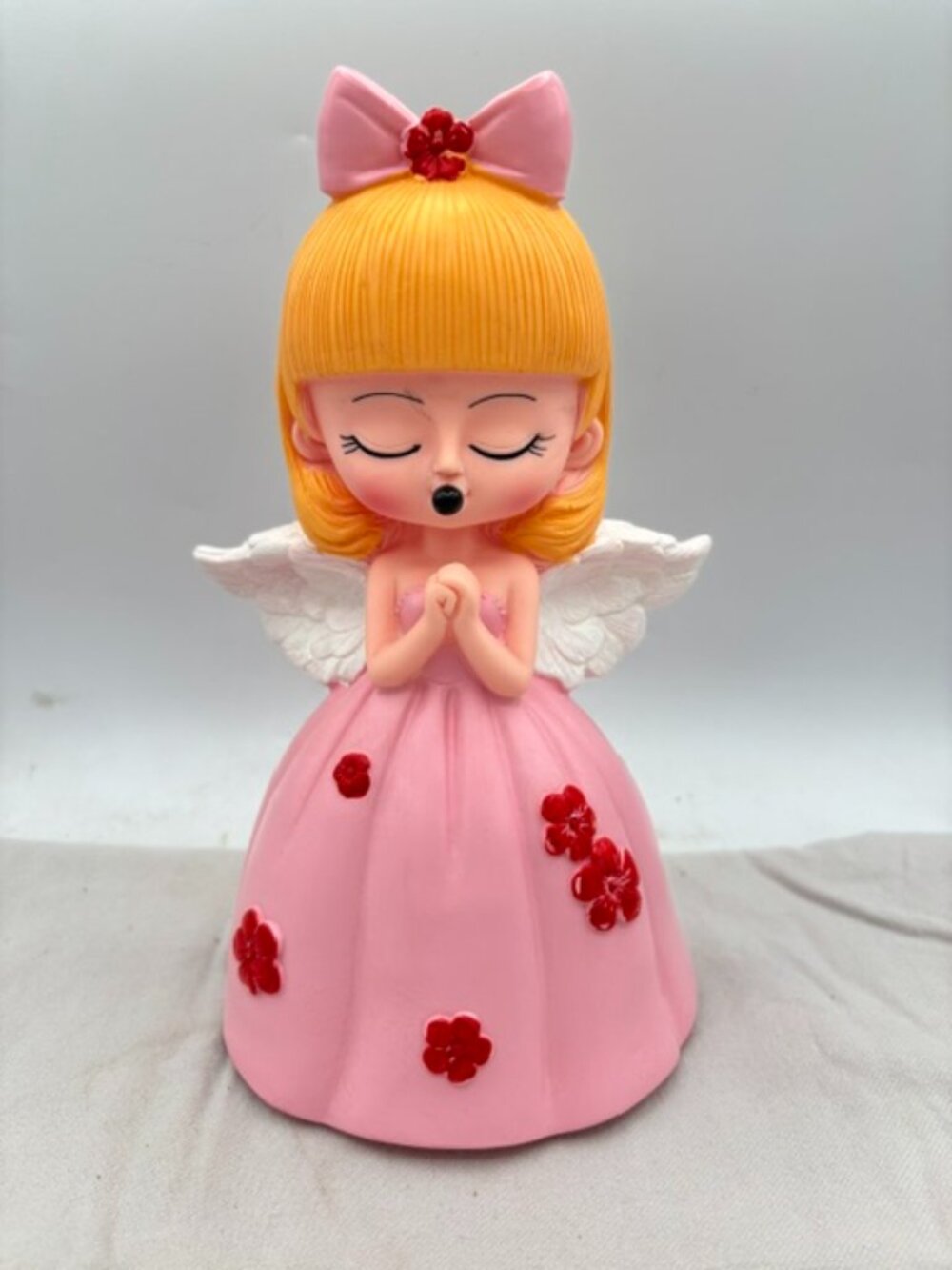Bubble Blowing Angel Girl Money Bank.